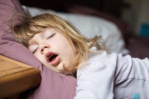 A child sleeping.